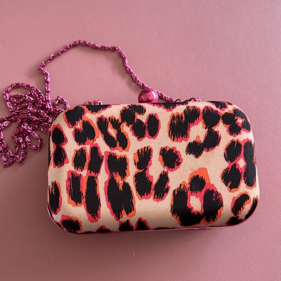 Juicy Couture leopard vintage bag with mettalic pink details - Picture 5 of 9